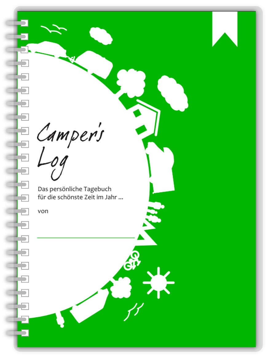 Camper's Log: Das persönliche Tagebuch für Reisen mit dem Wohnmobil, Wohnwagen oder Zelt Leisure, Home & Garden