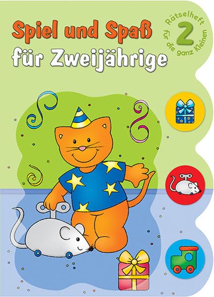 Spiel und Spaß für Zweijährige Rätselheft 2: Stickerbuch für Kinder Non-fiction