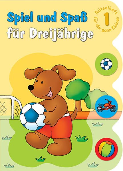 Spiel und Spaß für Dreijährige Rätselheft 1: Stickerbuch für Kinder Non-fiction