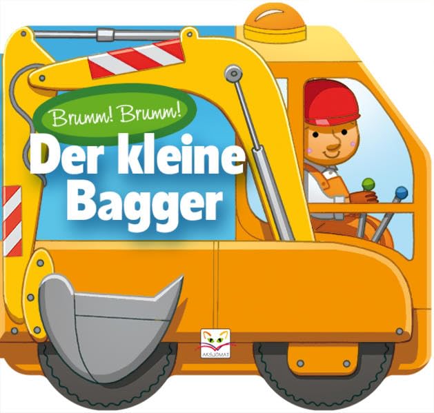 Der kleine Bagger: Pappbilderbuch in Autoform Non-fiction books for kids