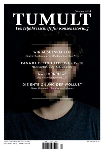 Tumult Sommer 2014: Vierteljahresschrift für Konsensstörung Books