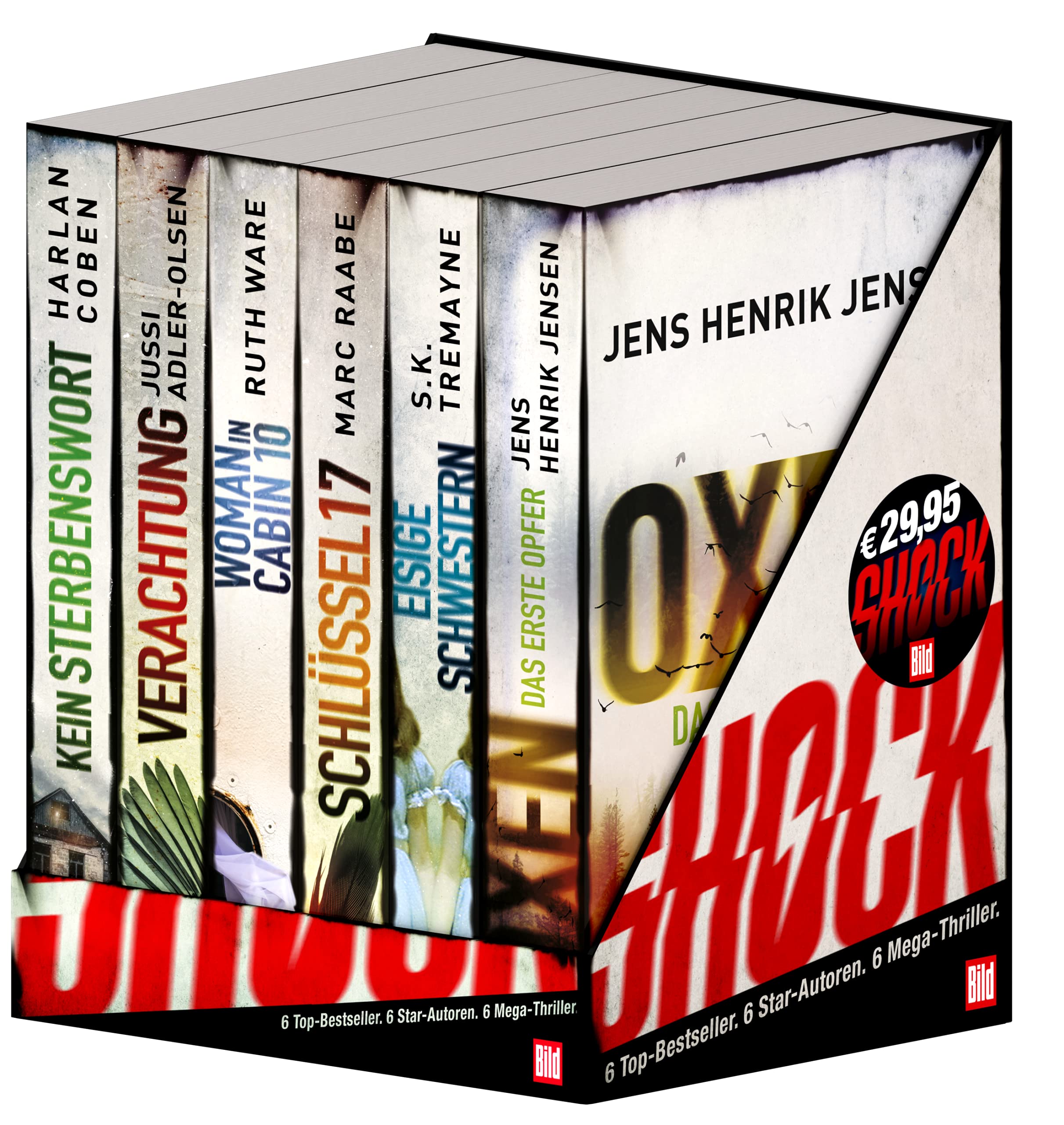 Box BILD Mega-Thriller 2021 - 6 Bände Contemporary literature