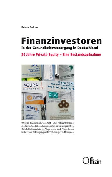 Finanzinvestoren in der Gesundheitsversorgung in Deutschland Medicine