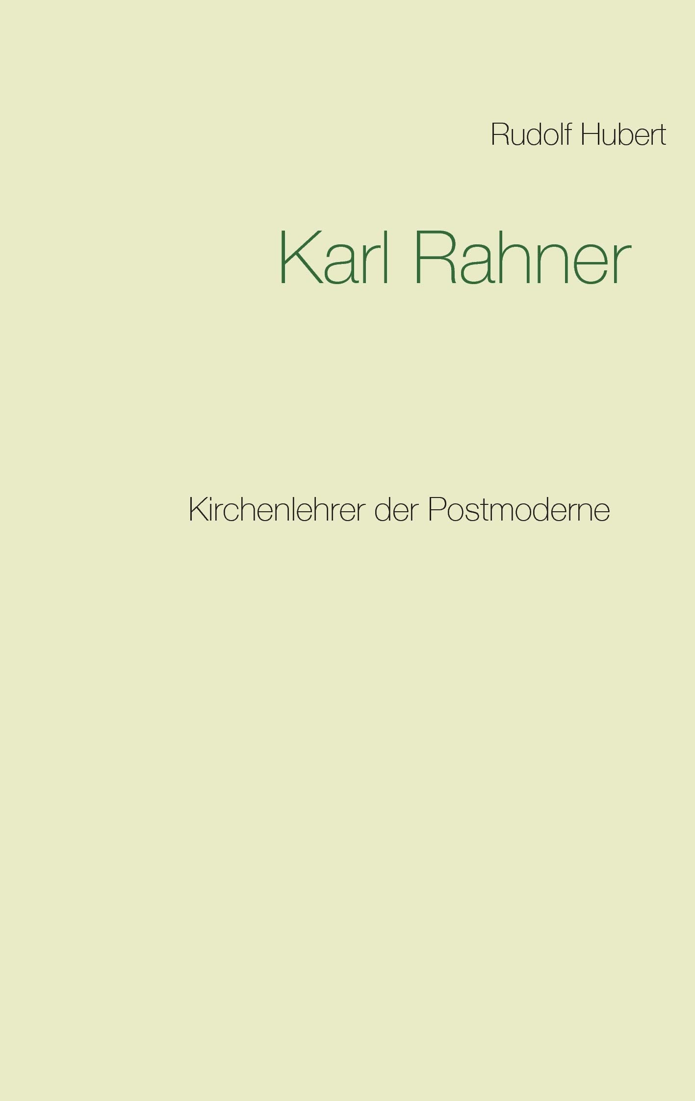 Karl Rahner Religion & Esotericism