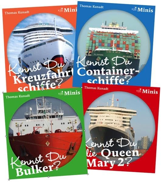Schiffe 1 (KJM Minis Box 03): Kennst Du die Queen Mary 2?; Kennst Du Containerschiffe?; Kennst Du Bulker?; Kennst Du Kreuzfahrtschiffe? Leisure, Home & Garden