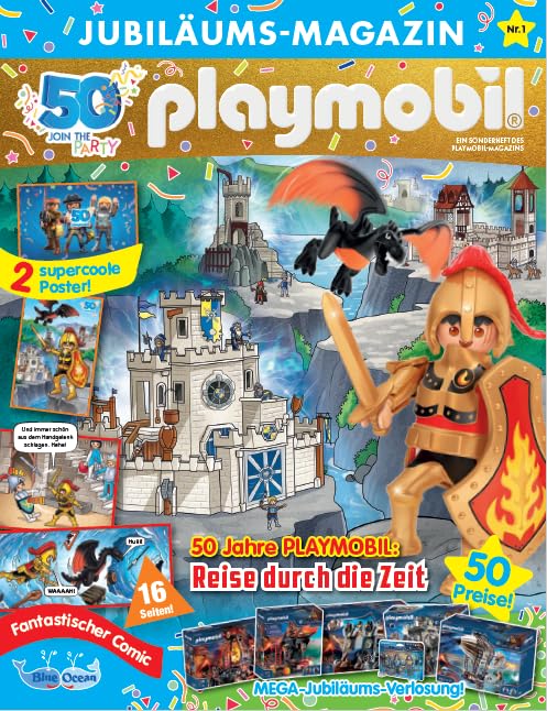 PLAYMOBIL Jubiläums-Magazin 1/24 | Ritter und Drache Books