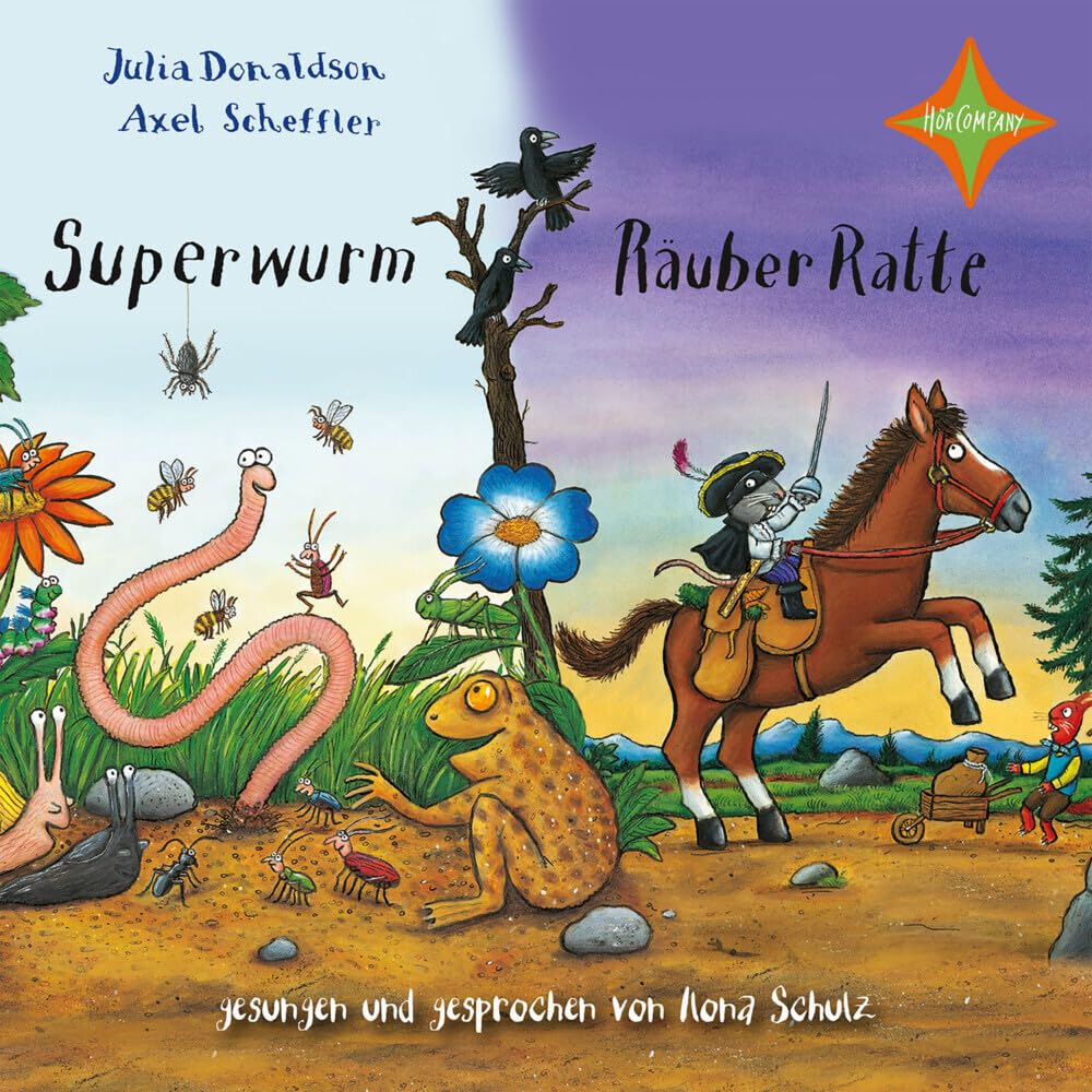 Superwurm / Räuber Ratte: Sprecher: Ilona Schulz, 1 CD, Digipack, Laufzeit 45 Min. Non-fiction