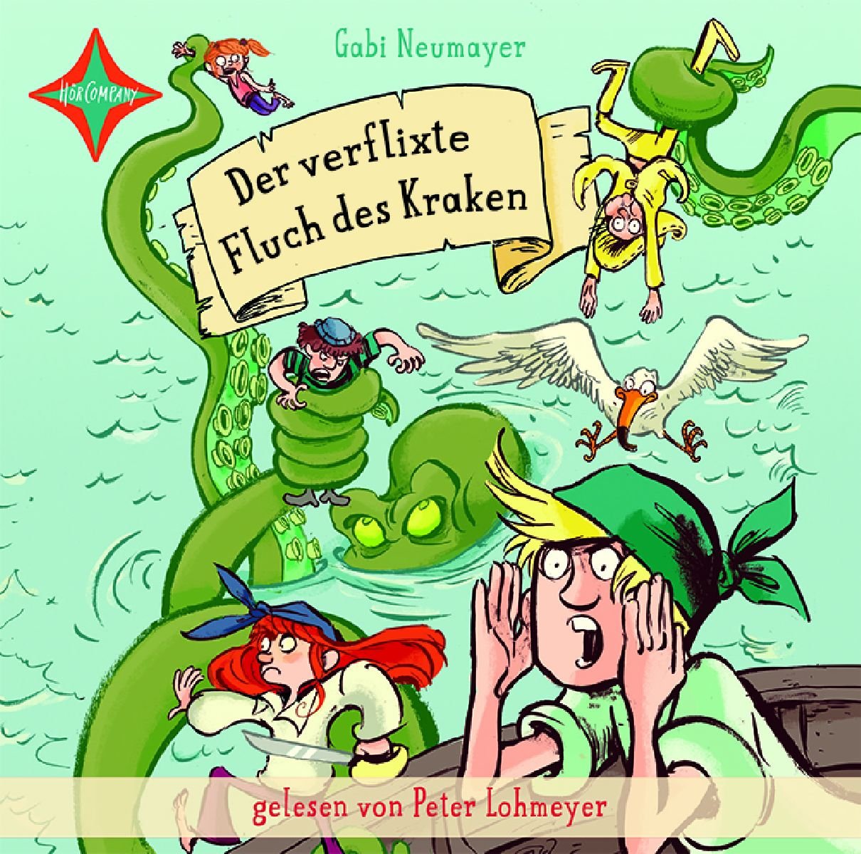 Der verflixte Fluch des Kraken: Sprecher: Peter Lohmeyer. 3 CD. Laufzeit ca. 4 Std. 45 Min.: Sprecher: Peter Lohmeyer. 3 CD. Laufzeit ca. 3 Std. 50 Min. Children's books