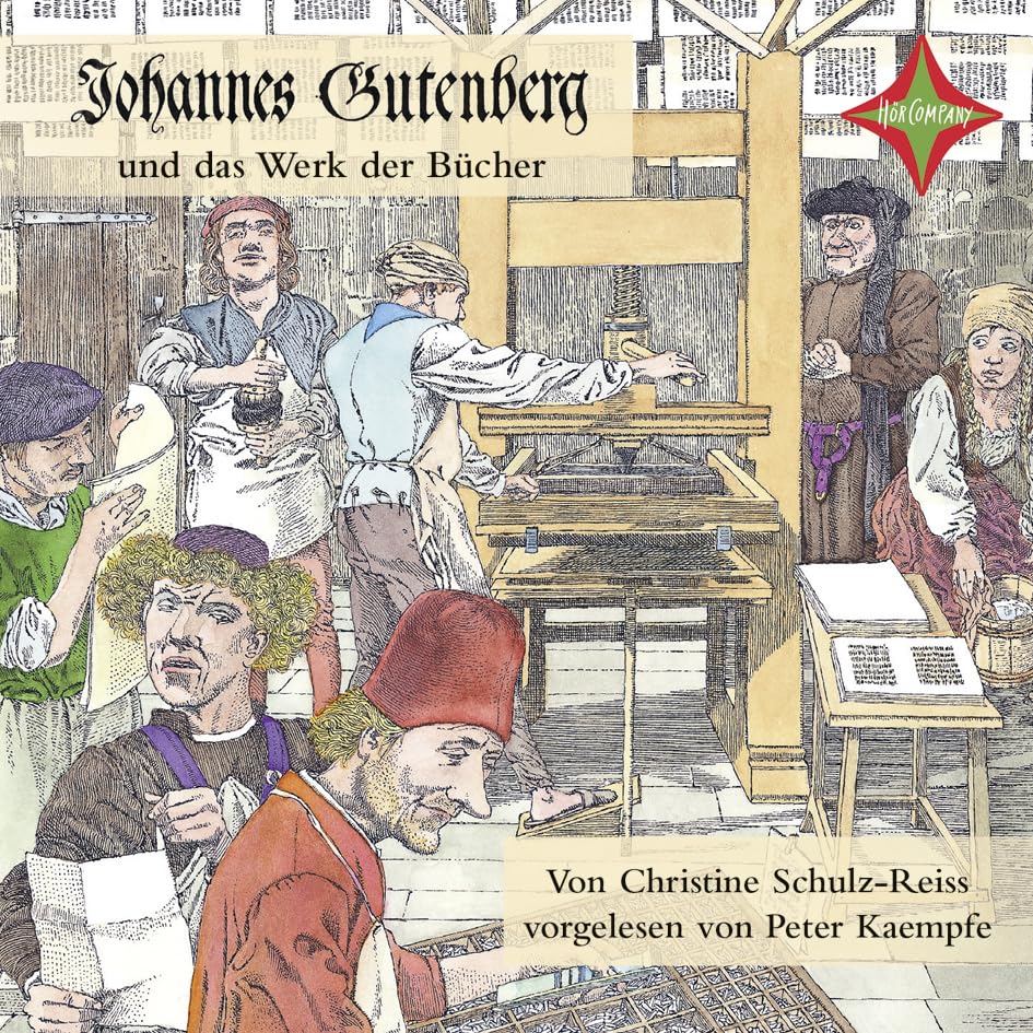 Johannes Gutenberg und das Werk der Bücher: Gelesen von Peter Kaempfe. 1 CD Laufzeit cirka 61 Min. Novels & Short Stories