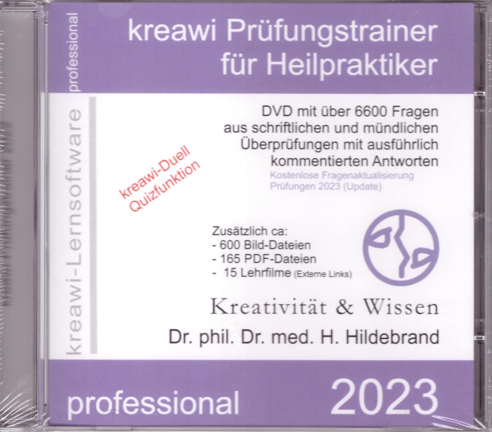 kreawi Prüfungstrainer für Heilpraktiker: Über 6500 Fragen aus schriftlichen und mündlichen Überprüfungen mit ausführlich kommentierten Antworten Medicine