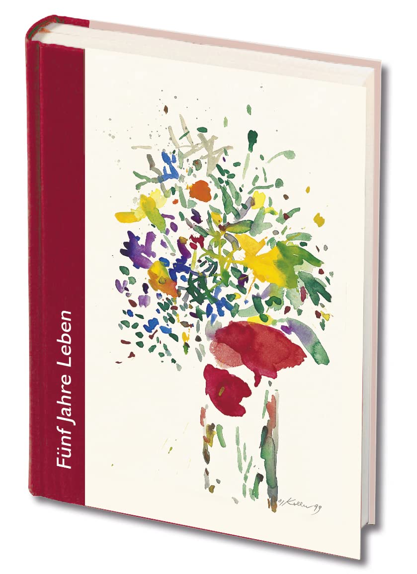 Fünf Jahre Leben – rot: Das Tag-für-Tag-Buch mit Kalenderseiten für jeden Tag (WegBegleiter) Living & Furnishing
