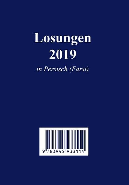 Losungen in Persisch (Farsi) 2019 Religion & Esotericism