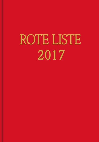 ROTE LISTE 2017 Buchausgabe Einzelausgabe Medicine
