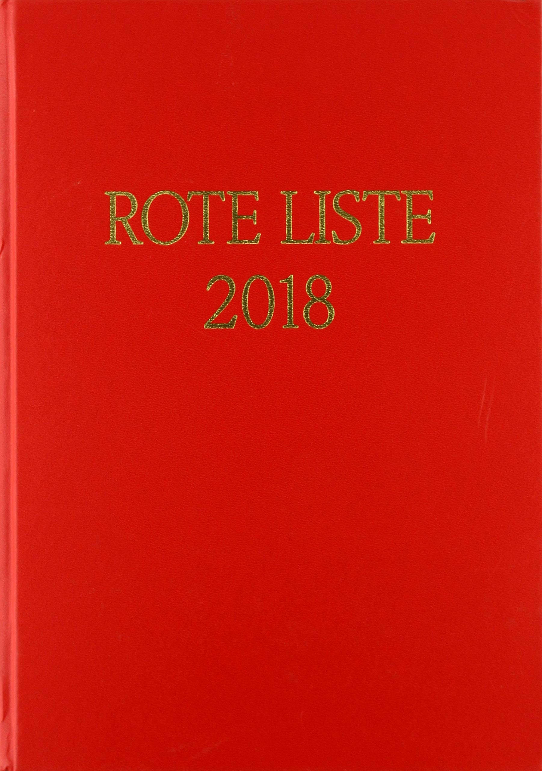 ROTE LISTE 2018 Buchausgabe Aboausgabe Medicine