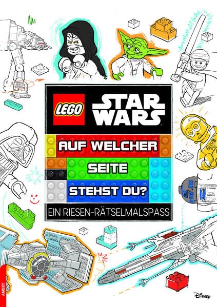 LEGO® Star Wars™ Auf welcher Seite stehst du?: Ein Riesen-Rätselmalspaß Non-fiction