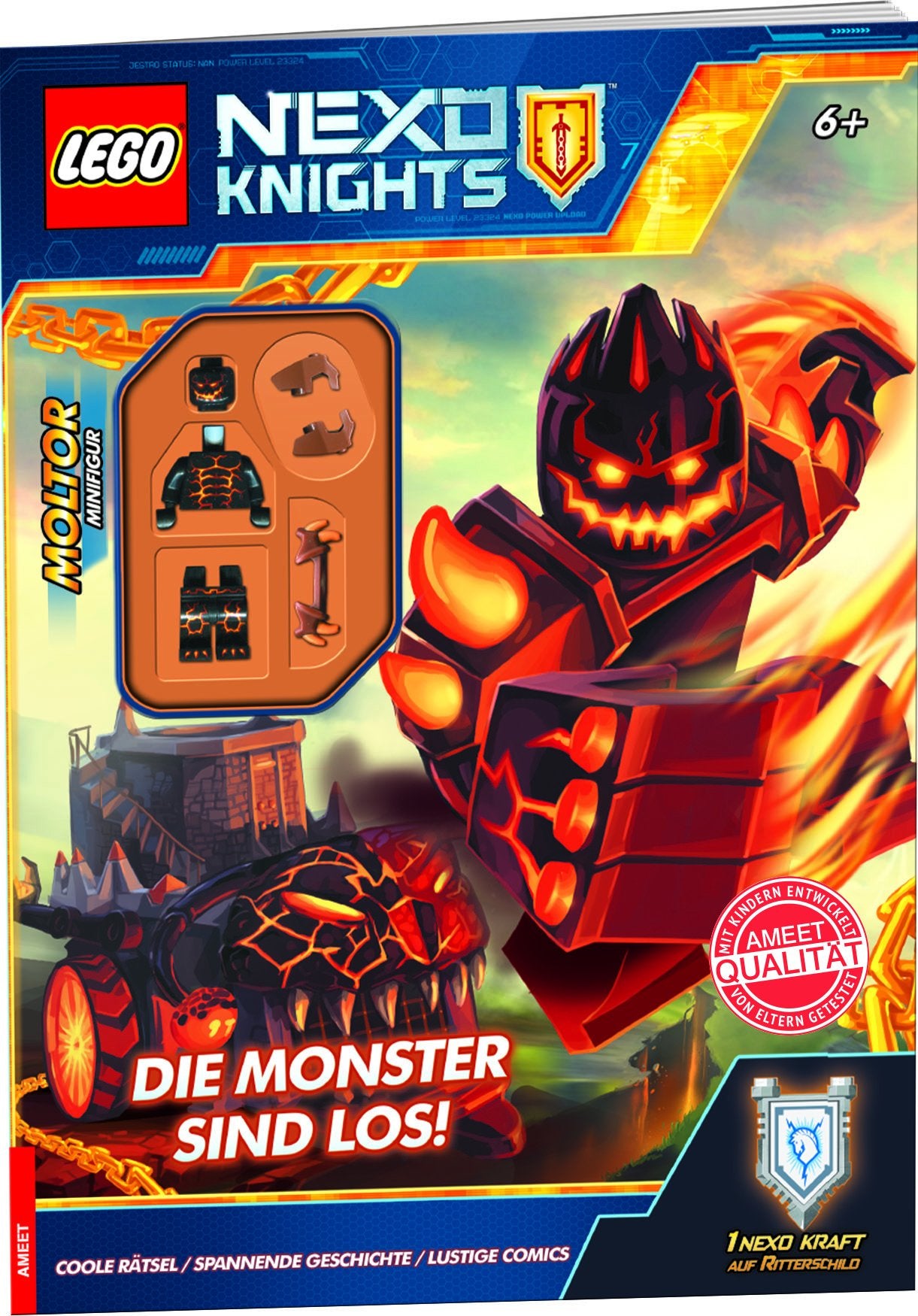 LEGO® NEXO KNIGHTS™ Die Monster sind los!: Rätselbuch mit Minifigur Tiptoi & Games