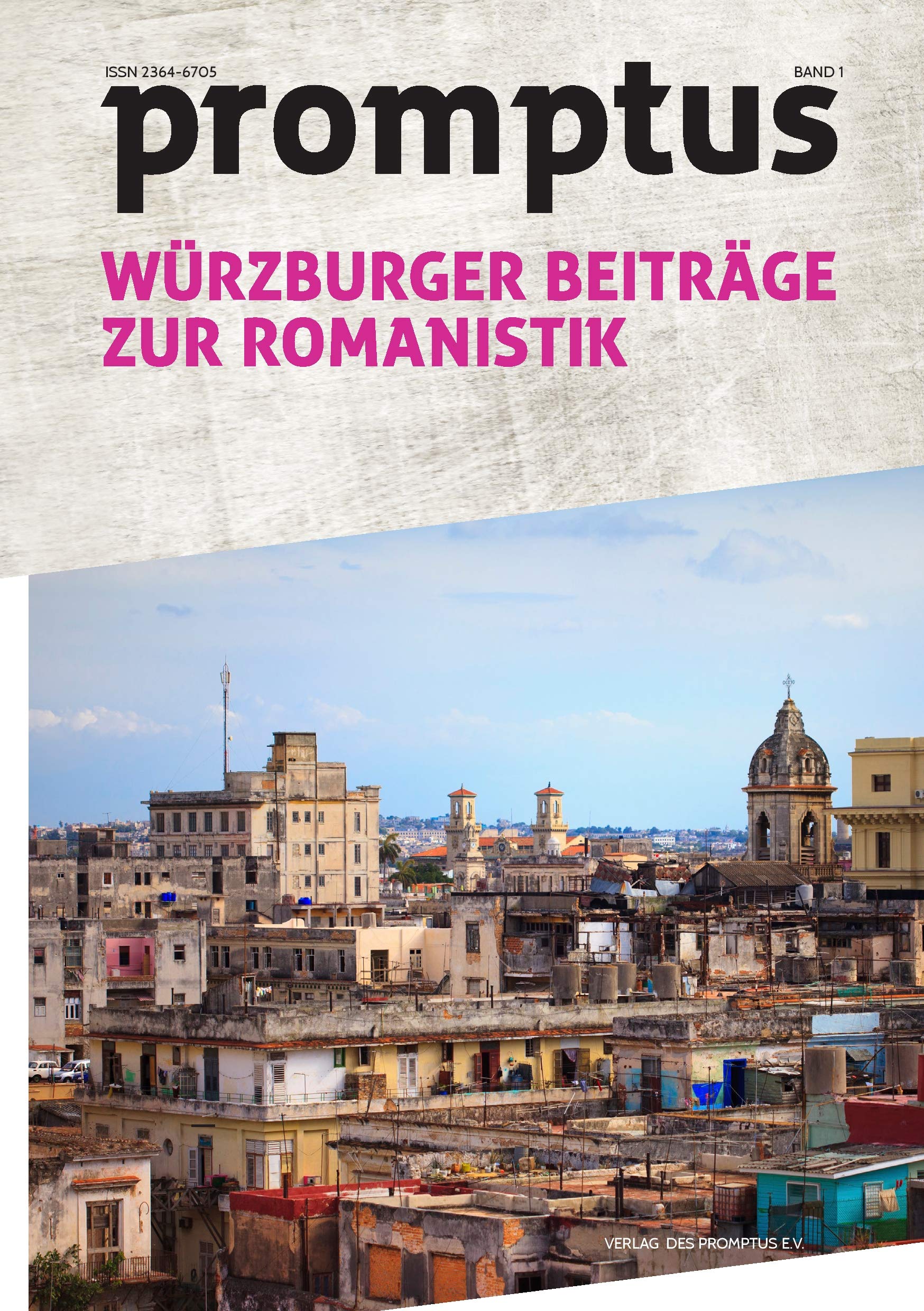 promptus - Würzburger Beiträge zur Romanistik Contemporary literature