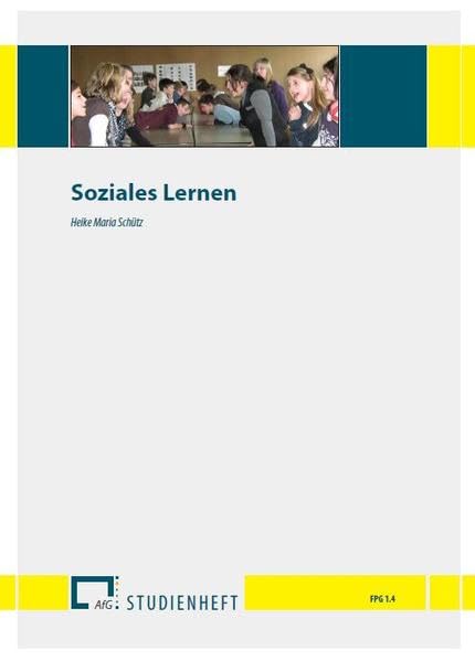Soziales Lernen: FPG / Praxis in der Ganztagsschule (Studienhefte zur Ganztagsschulpädagogik: FPG) Children's books