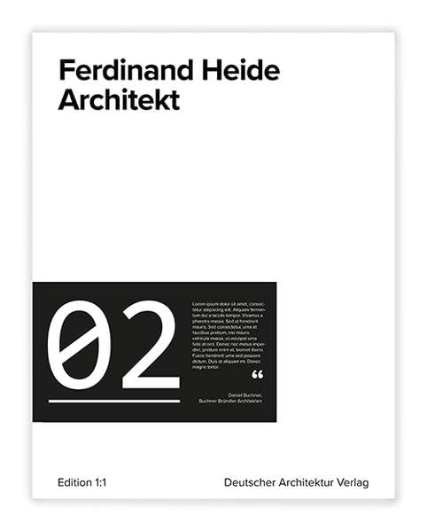 Ferdinand Heide Architekt (Edition 1:1) Architecture