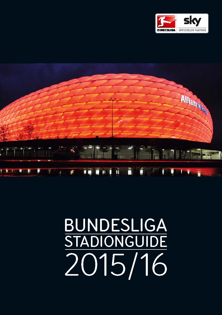 Sky Bundesliga Stadionguide 2015/16 Books