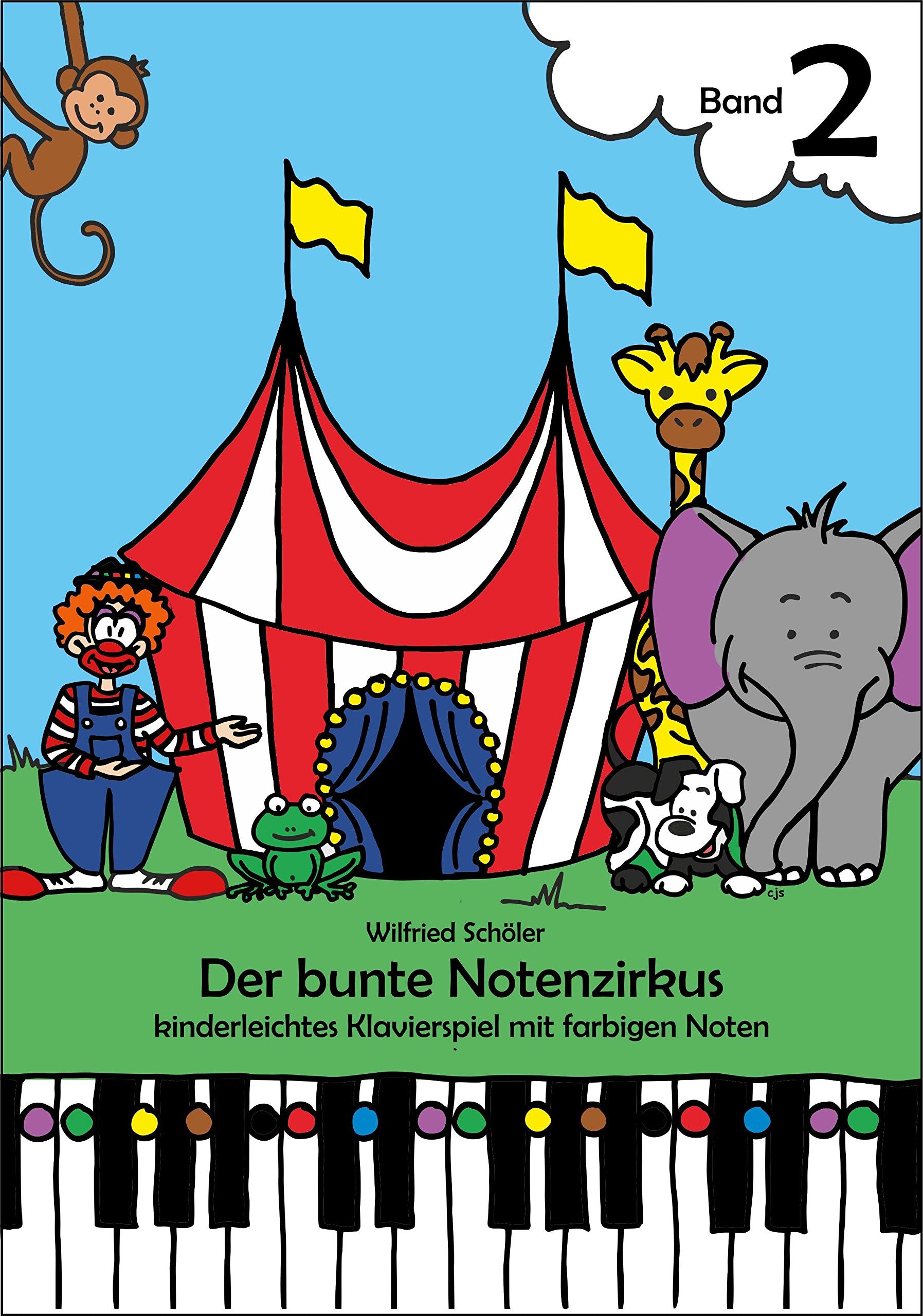 Der Bunte Notenzirkus Band 2: Kinderleichtes Klavierspiel mit farbigen Noten Film, Art & Culture