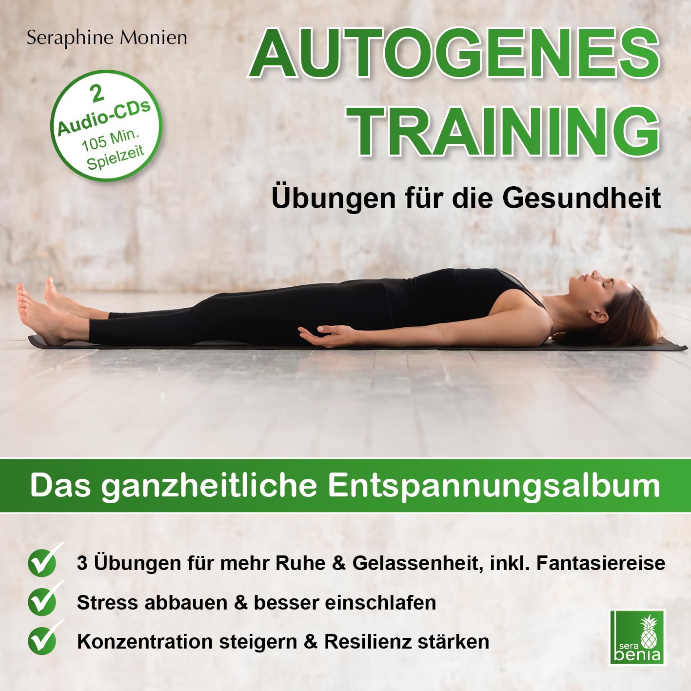 Autogenes Training | Übungen für die Gesundheit | 2 CDs | 3 Entspannungsübungen mit Entspannungsmusik {Tiefenentspannung, vegetatives Nervensystem beruhigen, Stressabbau, Konzentration steigern} Health, Nutrition & Fitness