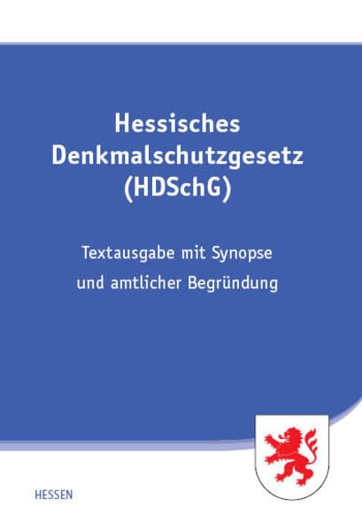 Hessisches Denkmalschutzgesetz (HDSchG) Law Books