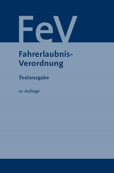 Fahrerlaubnis-Verordnung Law
