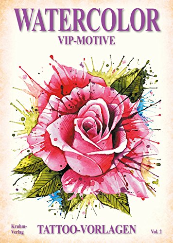 Watercolor Volume 2 - VIP Motive - Tattoo Vorlagen Books