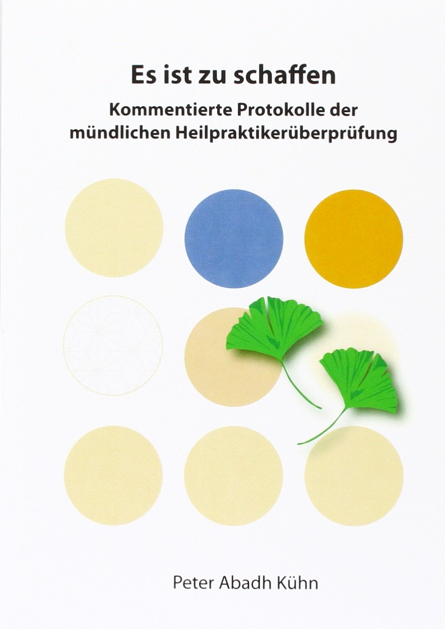 Es ist zu schaffen: Kommentierte Protokolle der mündlichen Heilpraktikerüberprüfung Medicine