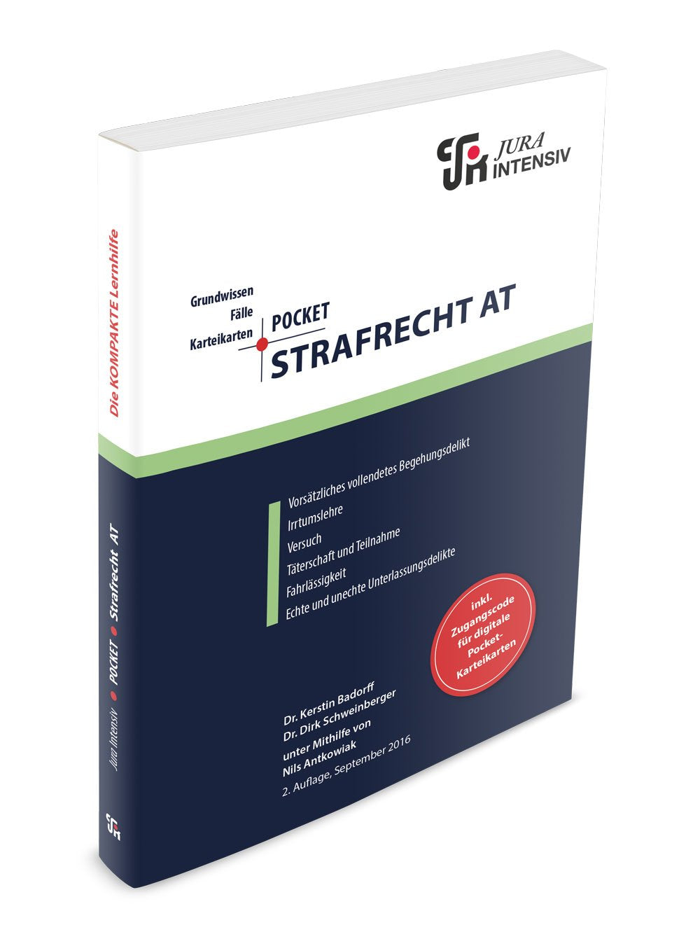 Pocket Strafrecht AT: Grundwissen, Fälle, Klausurhinweise, 48 Karteikarten (Pocket / Die kompakte Lernhilfe) Law