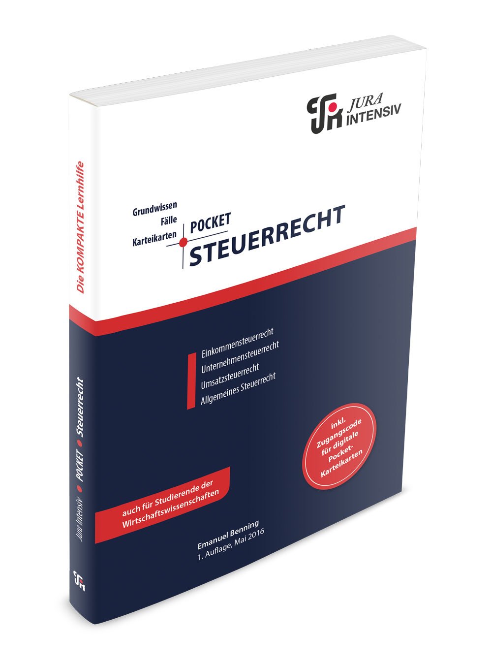 Pocket Steuerrecht: Grundwissen - Fälle - Klausurhinweise - 48 Karteikarten (Pocket / Die kompakte Lernhilfe) Law