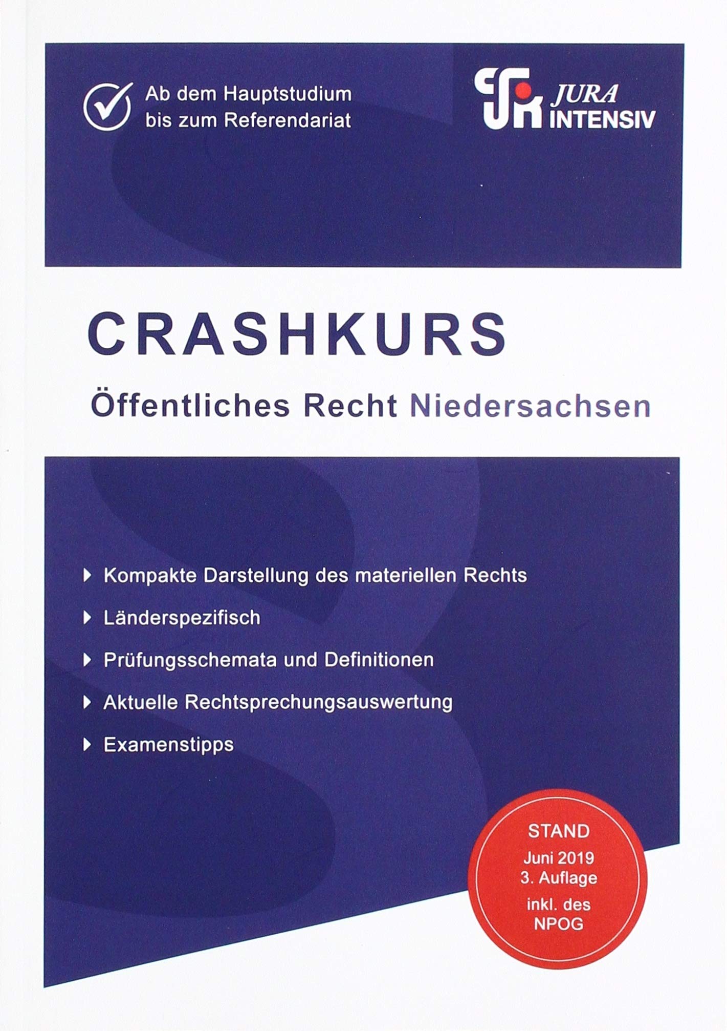CRASHKURS Öffentliches Recht - Niedersachsen Law