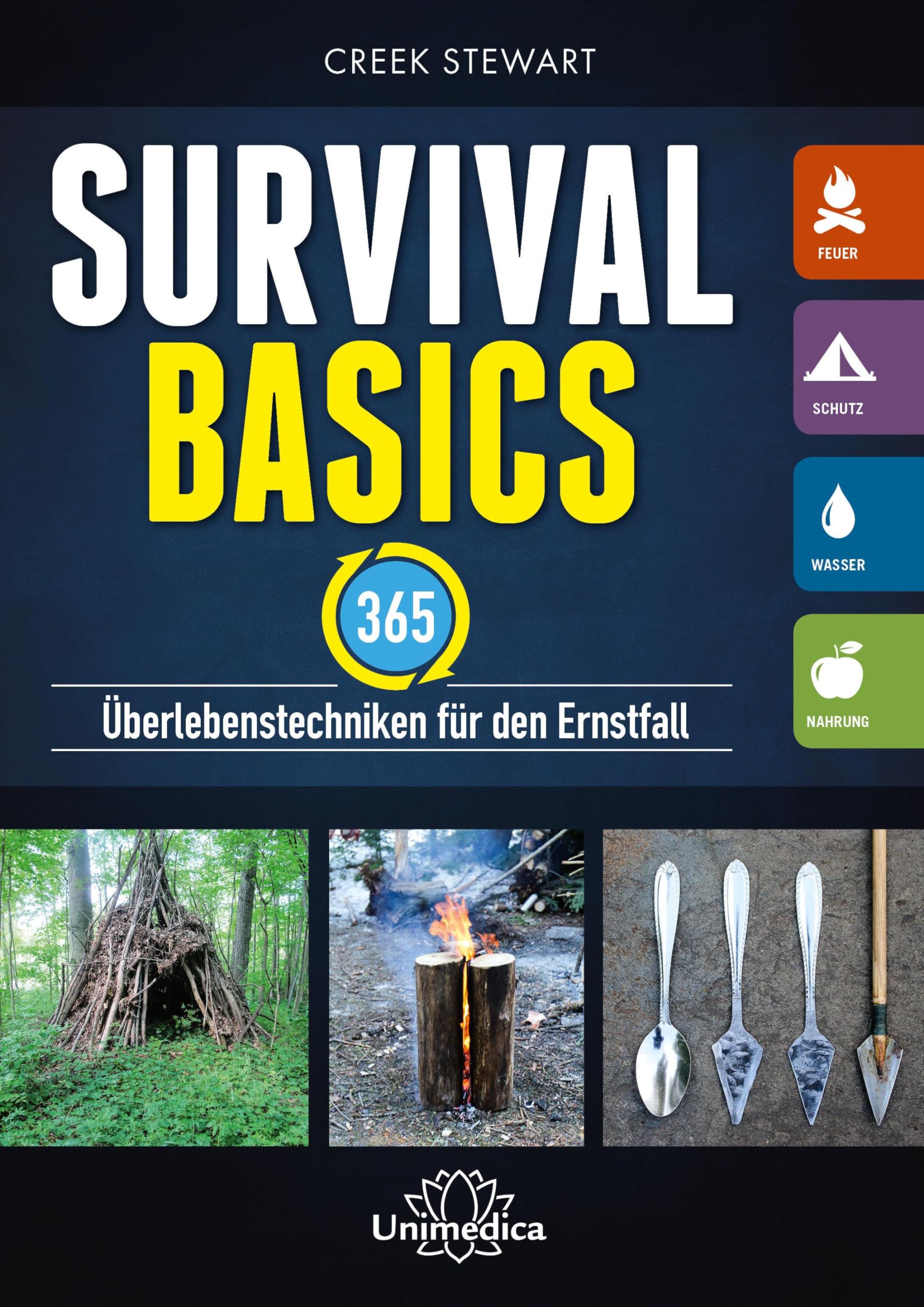 Survival Basics: 365 Überlebenstechniken für den Ernstfall Contemporary literature