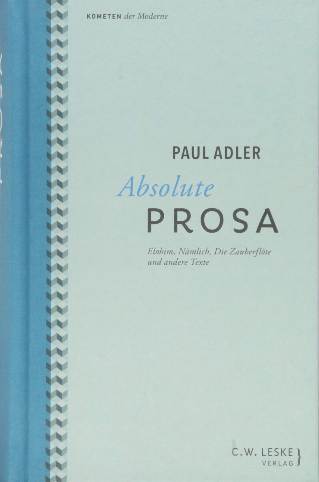 Absolute Prosa book