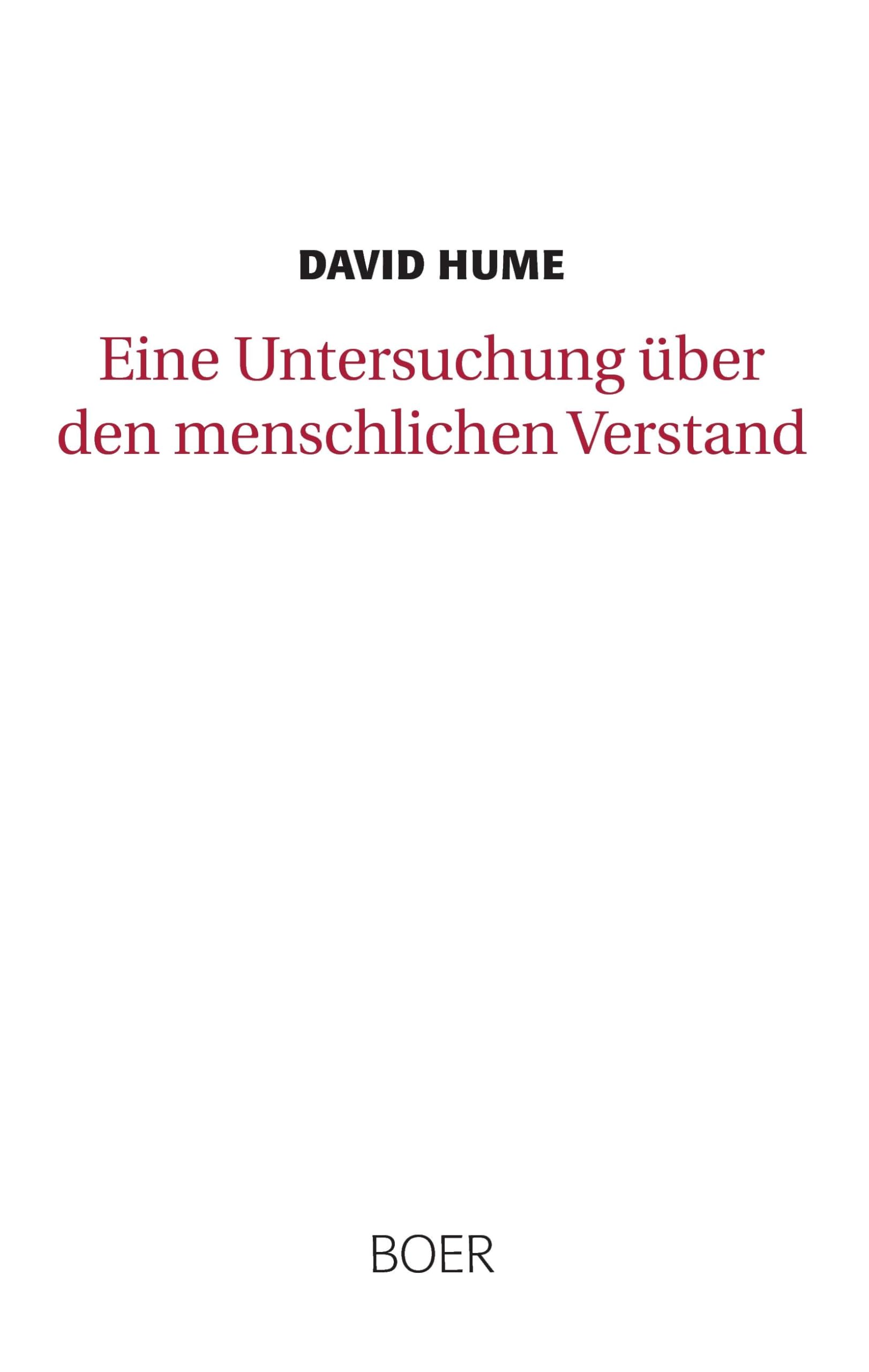 Eine Untersuchung über den menschlichen Verstand: Aus dem Englischen übersetzt und herausgegeben von Raoul Richter Philosophy
