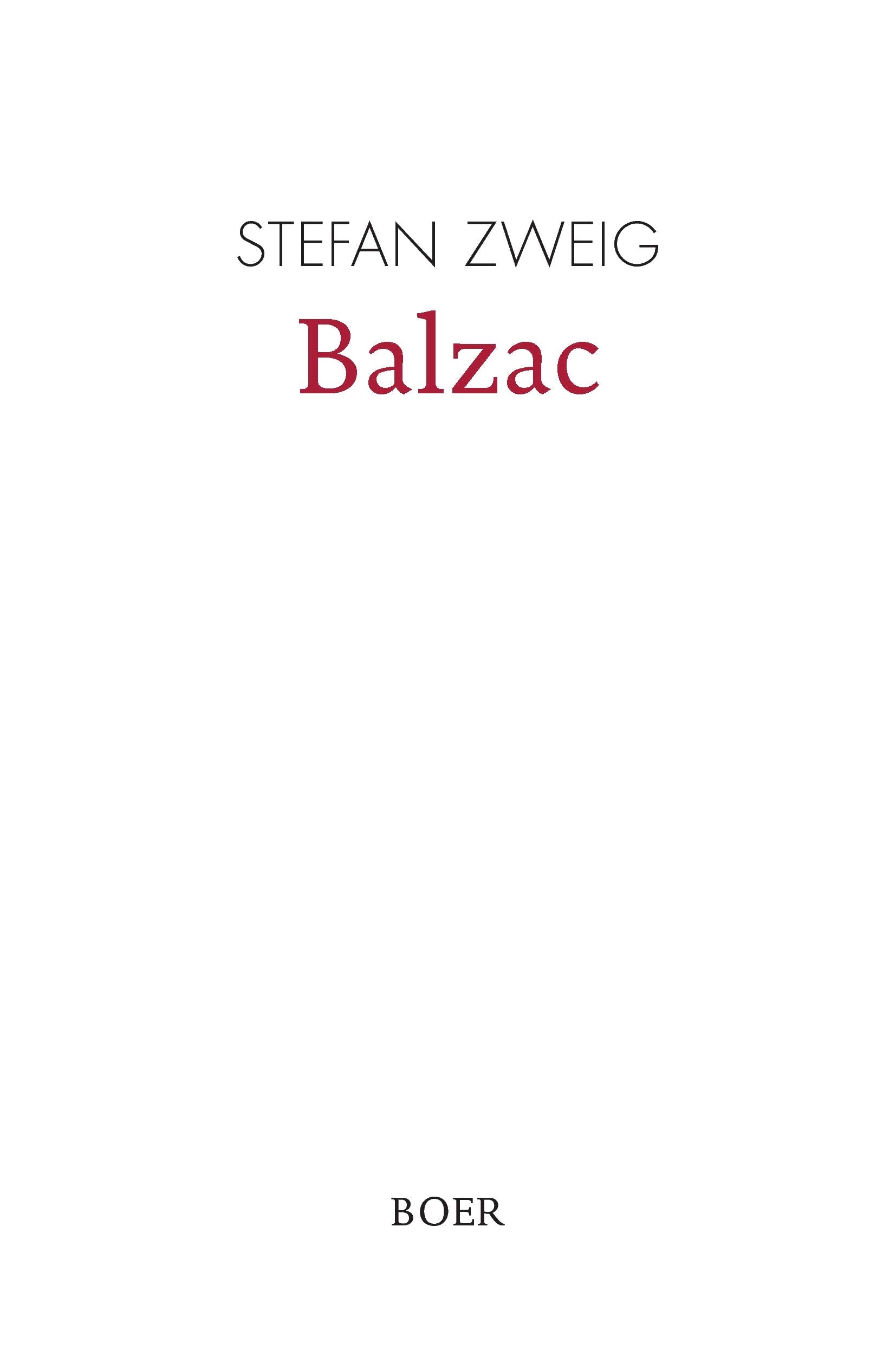 Balzac: Aus dem Nachlaß herausgegeben und mit einem Nachwort versehen von Richard Friedenthal Historical Fiction