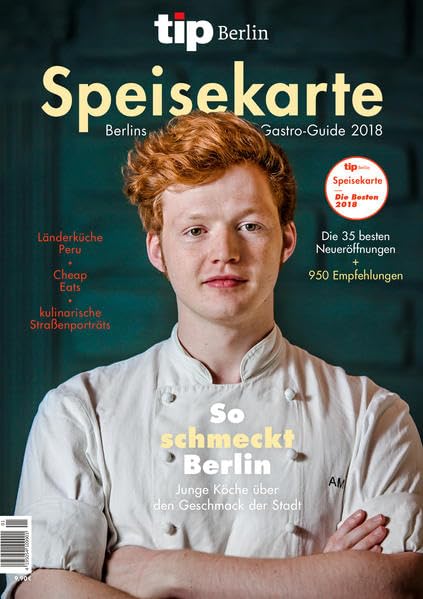 Product Image: tip Berlin Speisekarte Berlins Gastro-Guide 2018