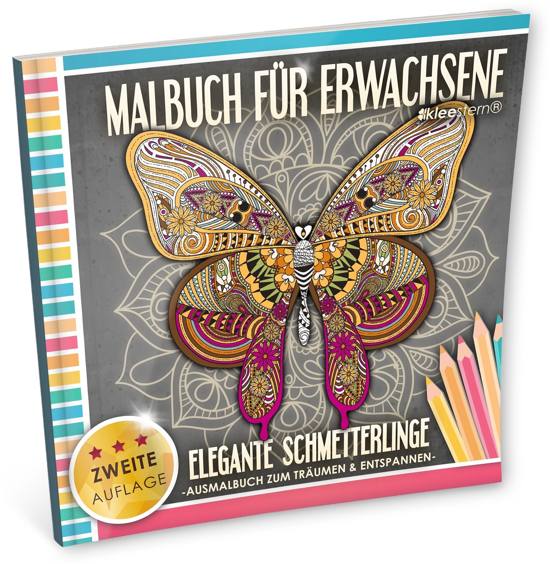 Malbuch für Erwachsene: Elegante Schmetterlinge (Ausmalbuch zum Träumen & Entspannen) Film, Art & Culture