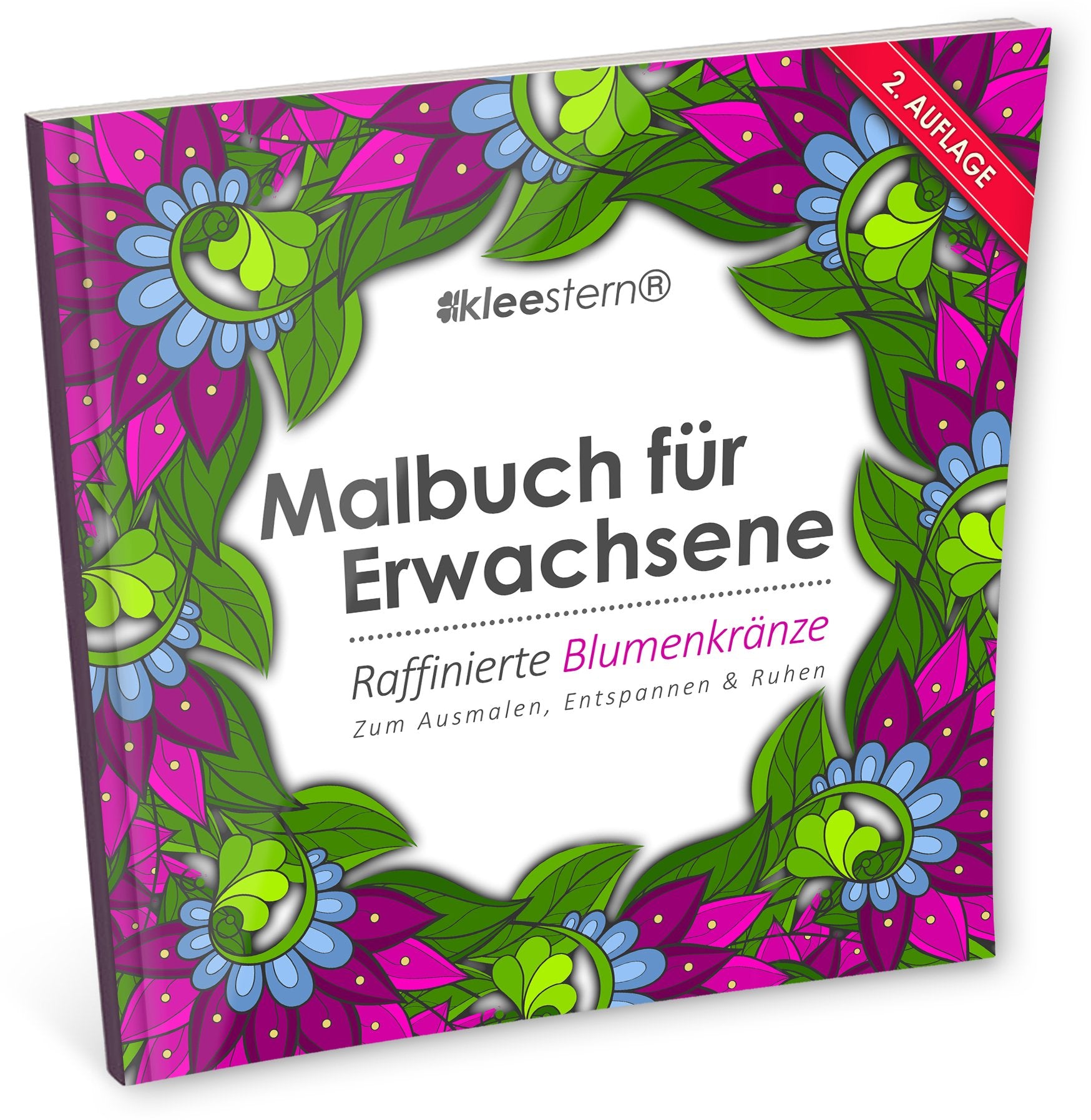 Malbuch für Erwachsene: Raffinierte Blumenkränze zum Ausmalen, Entspannen & Ruhen Film, Art & Culture