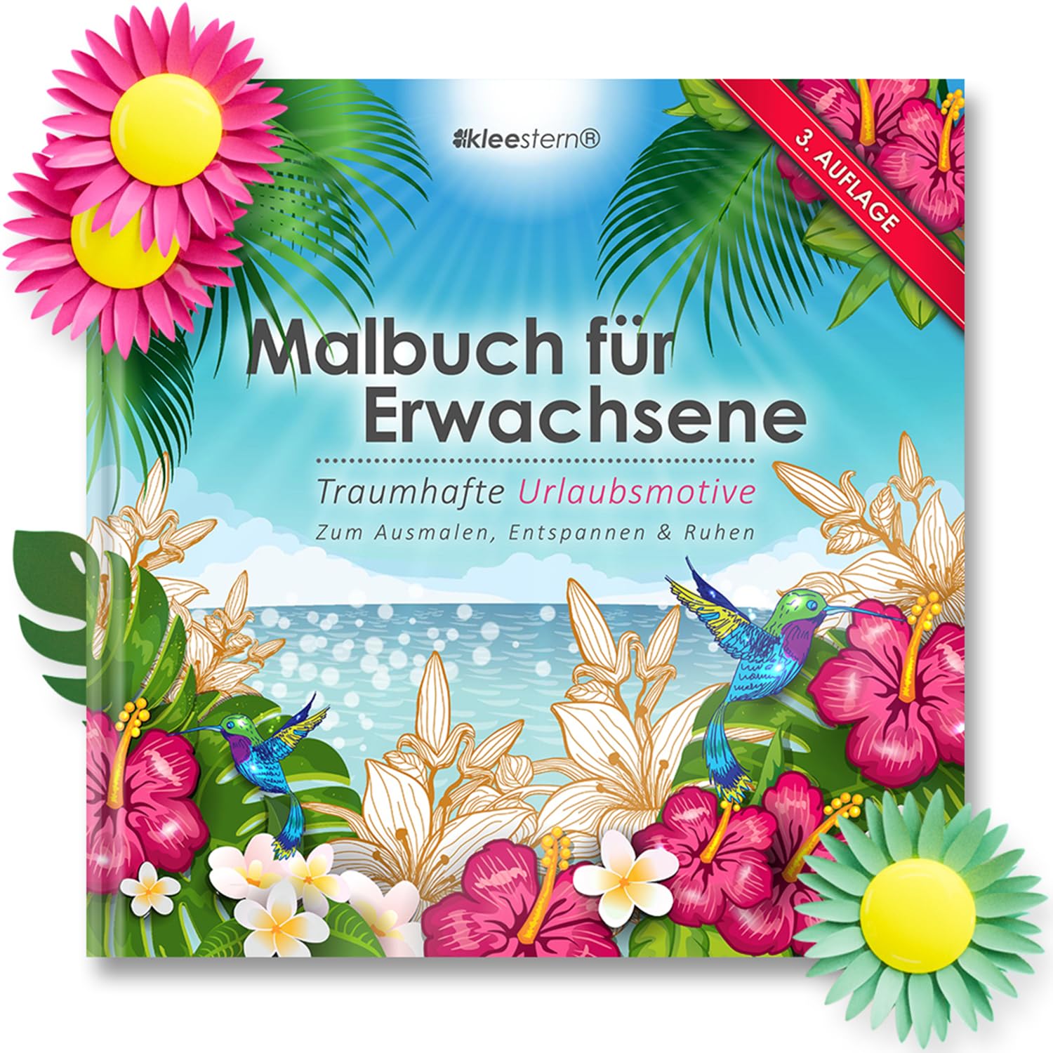 Malbuch für Erwachsene: Traumhafte Urlaubsmotive zum Ausmalen, Entspannen & Ruhen Arts & Music