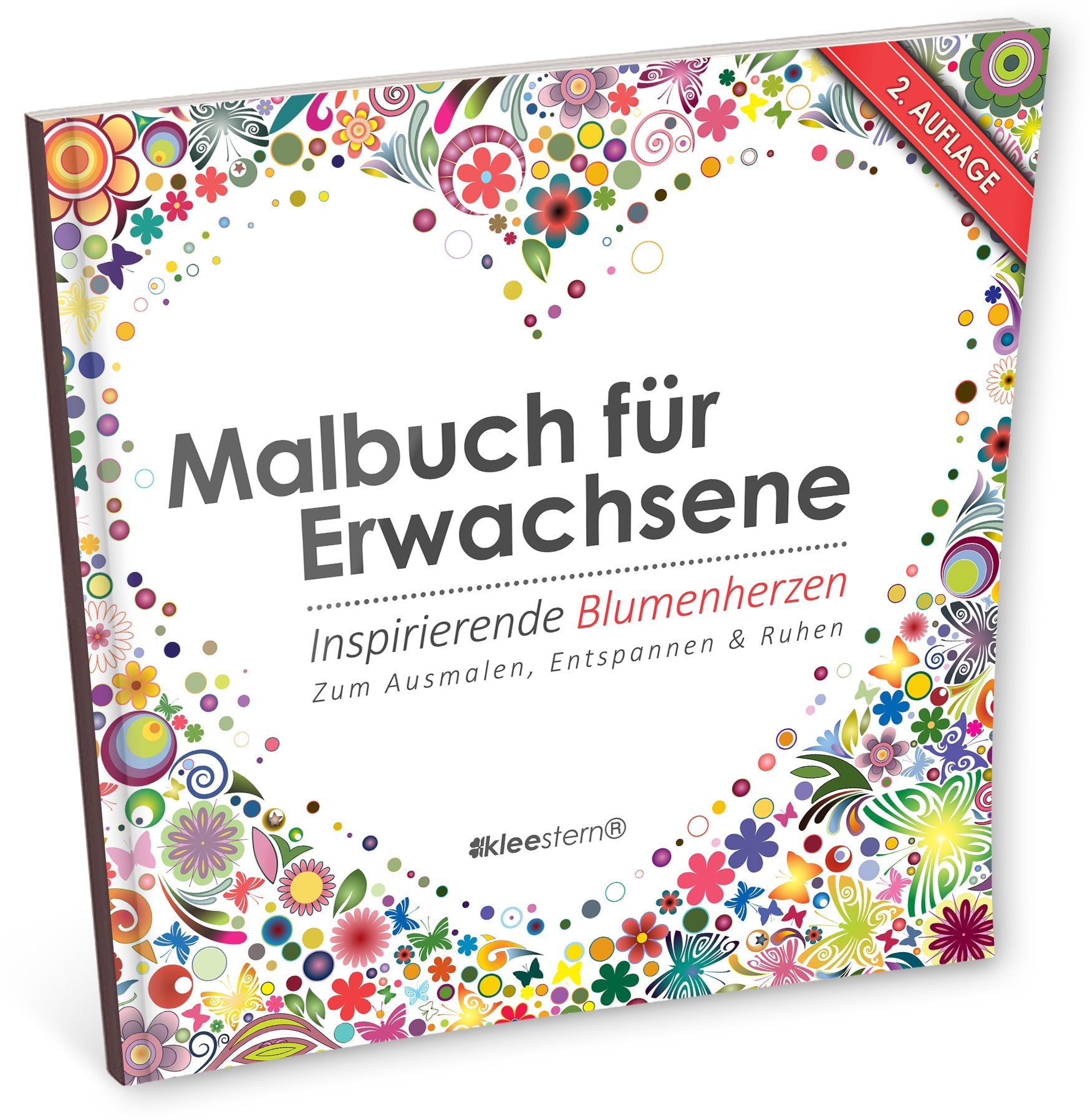 Malbuch für Erwachsene: Ispirierende Blumenherzen (Ausmalen, Entspannen & Träumen) Lifestyle