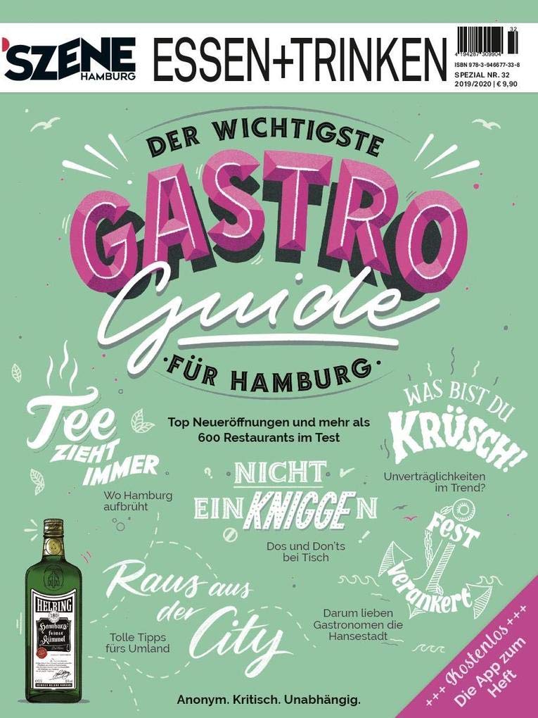 Szene Hamburg Essen+Trinken 32/2019 Books