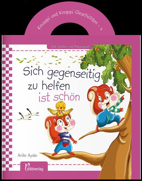 Knusspi und Knappi Geschichten - Band 4: Sich gegenseitig zu helfen ist schön Children's books