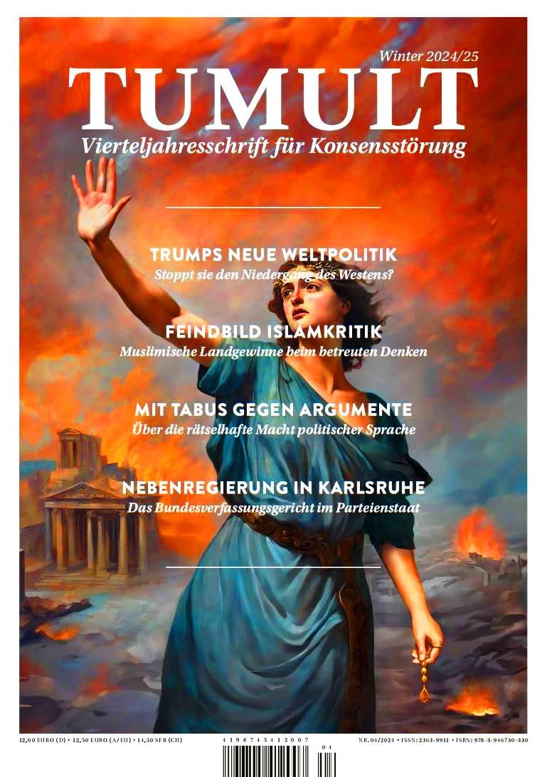 TUMULT – Vierteljahresschrift für Konsensstörung, Winter 2024/25 Books