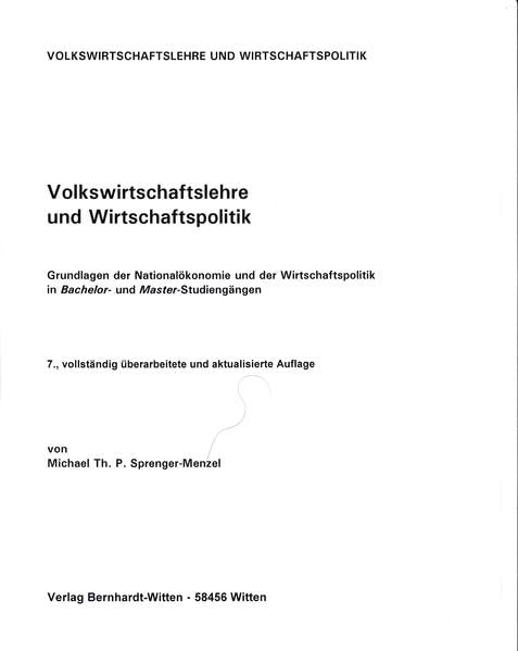 Volkswirtschaftslehre und Wirtschaftspoilitik: (keine Auslieferung über den Buchhandel) Law