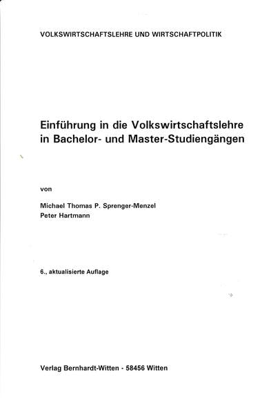 Einführung in die Volkswirtschaftslehre: (keine Auslieferung über den Buchhandel) Law