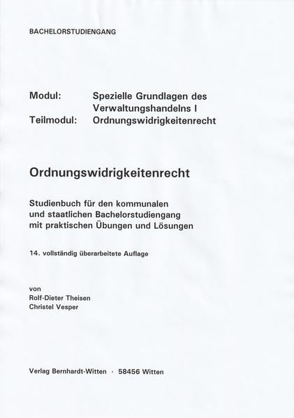 Ordnungswidrigkeitenrecht: (Keine Auslieferung über den Buchhandel) Law