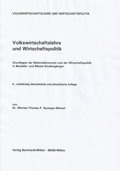 Volkswirtschaftslehre und Wirtschaftspolitik: (keine Auslieferung über den Buchhandel) Law