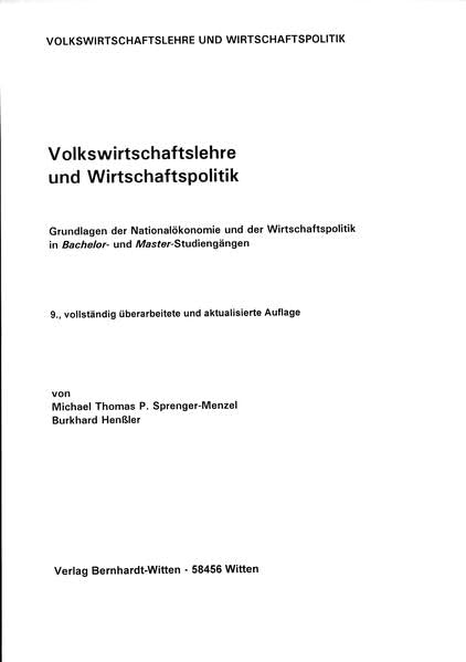 Volkswirtschaftslehre und Wirtschaftspolitik: (keine Auslieferung über den Buchhandel) Law